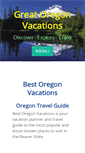 Mobile Screenshot of great-oregon-vacations.com